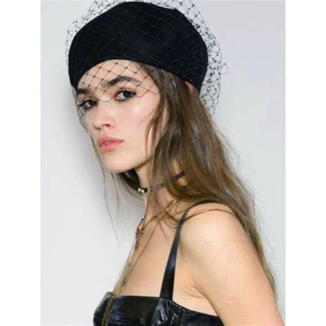 dior beret with veil|d band headband.